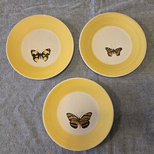 Vintage Marcel Guillot Butterfly Dishes, France